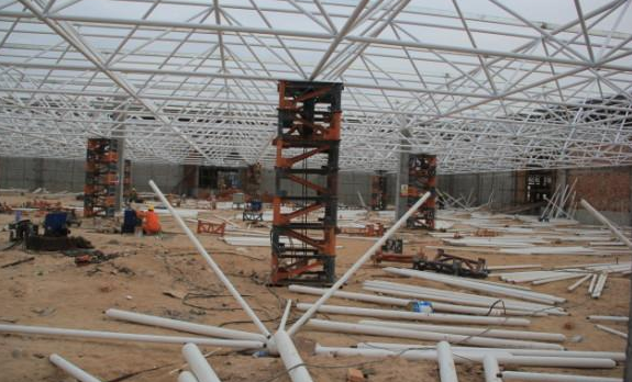 酒泉盘点钢结构网架装配的步履和相关关注变乱