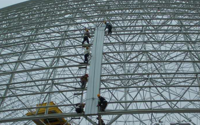 酒泉网架装配好以后应当留神哪八项验收事件