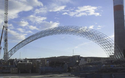 酒泉大型网架结构